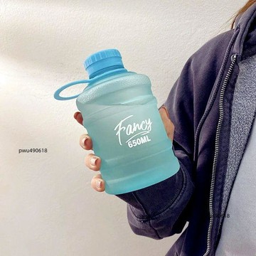 【臺灣出貨】運動水壺輕便桶裝水杯隨行塑料杯水桶型水杯夏季