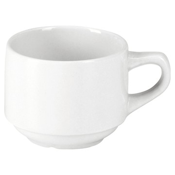 pulsiva Rondon瓷製濃縮咖啡杯 70ml  1個  白色