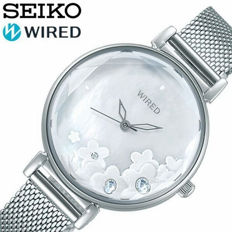 セイコー ワイアードエフ 時計 Seiko Wiredf 腕時計 レディース シルバー Agek449 人気 おしゃれ ファッション かわいい きれい 綺麗 クリスタル 通販 Lineポイント最大get Lineショッピング