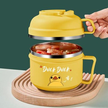 抗菌04不銹鋼小學生專用保溫飯盒快餐杯兒食堂打飯缸便3當餐童盒