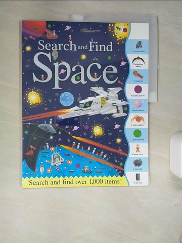 【書寶二手書T2／兒童文學_QH9】Search and Find Space (Search and Find) [Paperback]_George, Joshua / Crisp, Dan (ILT)