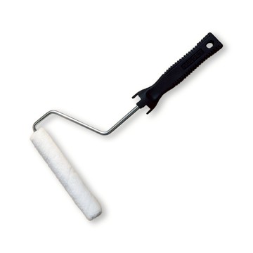 【ALLGET黑傑客】超細纖維無痕滾筒-6英吋迷你滾刷/短柄款 (極細無痕/無泡效果/低飛濺/礦物漆/藝術漆/家俱塗刷推薦)6英吋迷你滾刷/短柄