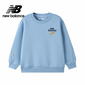 【New Balance】 NB 童裝長袖衛衣_中性_藍色_7ZF4204WBL