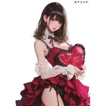 【12月新品6】07-111-0030 人物貼紙 性感情人節女孩