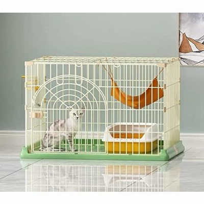 N S ペットケージ システムサークルトレー付き 屋根面付き Dc 11 ウサギ 猫 超小型犬 小型犬用 室内ケージ 1段 コンパ 通販 Lineポイント最大get Lineショッピング