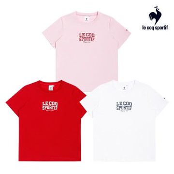 法國公雞 立體印花吸濕排汗抗UV短袖T恤 女款 三色 LWX22202