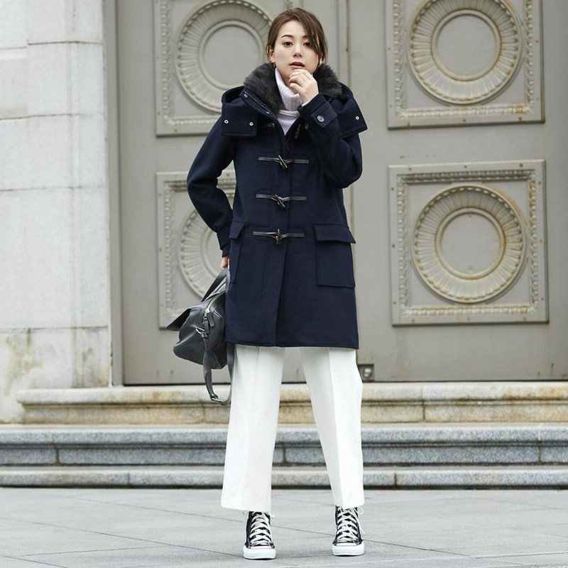 BARK◇ダッフルコート/M/リネン Bark バーク ニット チェスターコート