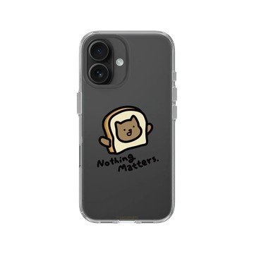 iPhone 16 Clear Case（相機按鈕） 透明 - 小貓貓們 Little Cattos - Nothing Matters
