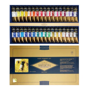 【Mission】金級 純色 水彩 15ml  34色 / 組 MWC-1534P