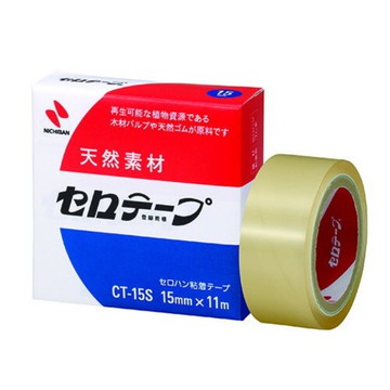 日本文具 NICHIBAN - 日本製 補充用替換透明膠帶捲-1入 (15mmx11m)