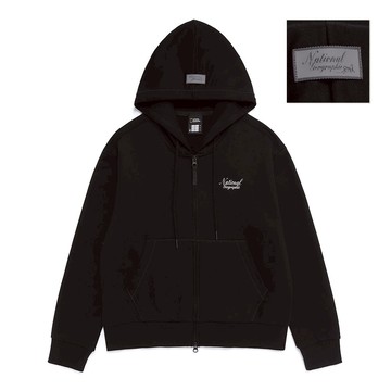 女裝 GREVY 寬鬆連帽外套 - 黑色