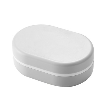 【日本Imakara】旅行便攜式密封橢圓形肥皂盒-3入