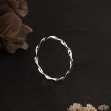 【JK銀飾】波波麗娜／925純銀-戒指