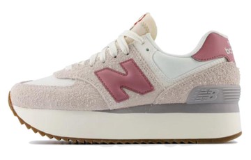 WMNS NEW BALANCE 574 SNEAKERS PINK PURPLE