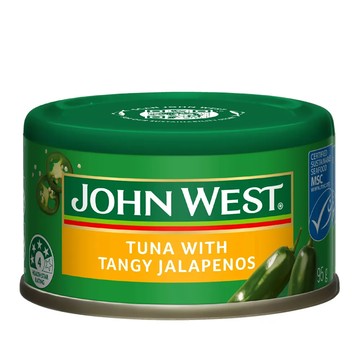 JOHN WEST 墨西哥辣椒風味鮪魚  95g  1罐