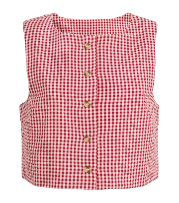 Posse Gingham Rio Top