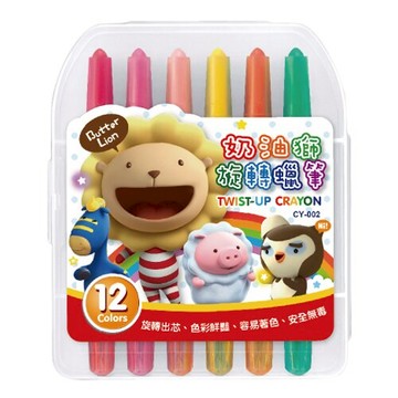 寒暑假必備 熱銷推薦 滿額再折【史代新文具】 CY-002 旋轉蠟筆12色