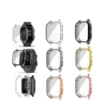 全包電鍍tpu保護套garmin venu 1/2代 plus sq 1/2代 music 軟殼