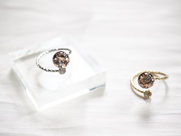 施華洛世奇水晶圓頂戒指 SDR-01