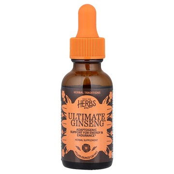Herbs Etc., Ultimate Ginseng™，1 液量盎司（30 毫升）