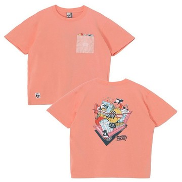 CHUMS 女Chumleys Market Pocket T-Shirt短袖上衣 粉紅色-CH112517R018