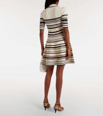 Simkhai Dessie striped knitted minidress