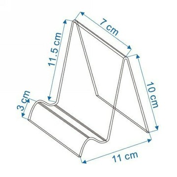 徠福 波浪展示架  7*11*10cm 厚3mm NO.1250 / 個【APP滿額下單4%點數(單一帳號最高1500點)】5/31止