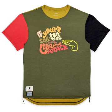 心碎女孩美麗諾羊毛T恤男【COBRA ATTACK MERINO TEE】 XL