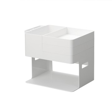 日本【YAMAZAKI】tower美甲用具收納架(白)