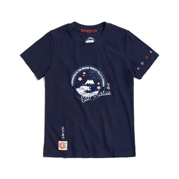 江戶勝｜女裝｜經典郵戳短袖T恤