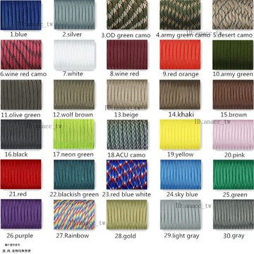 【59%迴購率】4mm 傘繩7芯手鏈編織傘繩 戶外應急纏繞編織手鏈繩 帳篷繩