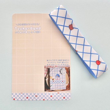 手帳バンド 蘋果格紋 便當盒束帶 飯盒帶