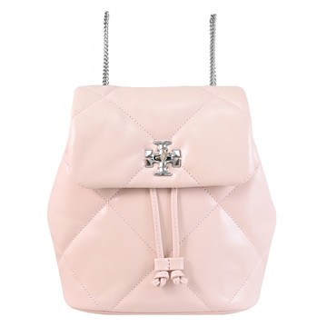 TORY BURCH 170485 KIRA 絎縫翻蓋鏈條斜背/後背包.柔粉
