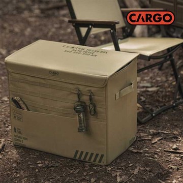 cargo工業風磁吸式掀蓋垃圾桶 四色 ( 悠遊戶外)