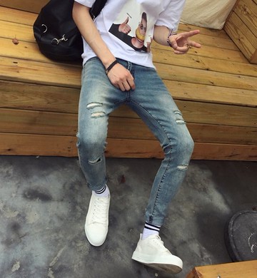 【JP.美日韓】韓國 FINDSENSE 前破 後破 高端 超彈力 破褲 品質保證 料質 極度推薦 店長入手