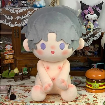 免運 光與夜之戀 齊司禮 一番賞仿娃 40cm坐姿裸娃 40cm棉花娃娃 查理蘇 禮物 交換禮 毛絨玩具 安撫娃娃