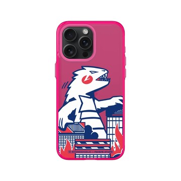 iPhone 15 Pro Max Clear 粉漾桃 - Paiheme Studio - 怪獸攻擊