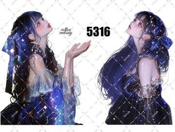 original sticker no.5316 人物貼紙 原創貼紙 原創人物貼紙 裝飾貼紙 cotton melody
