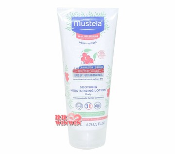 慕之恬廊 Mustela 敏弱修復潤身乳200ML，門市經營，保證全新代理商公司貨
