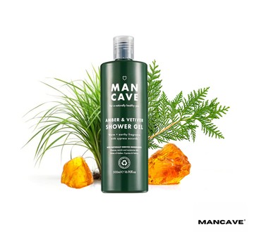 Man Cave Amber & Vetiver Shower Gel琥珀香根草沐浴精(500ml)