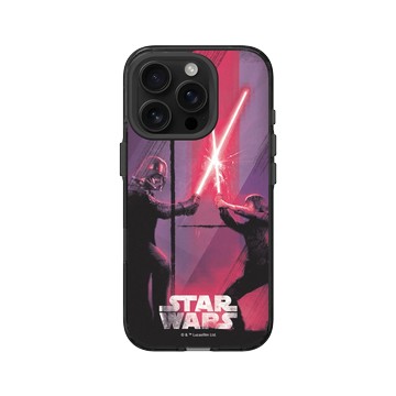 iPhone 16 Pro Clear (相機按鈕) 酷墨灰 - 迪士尼-星際大戰 Star Wars - 路克 vs 黑武士