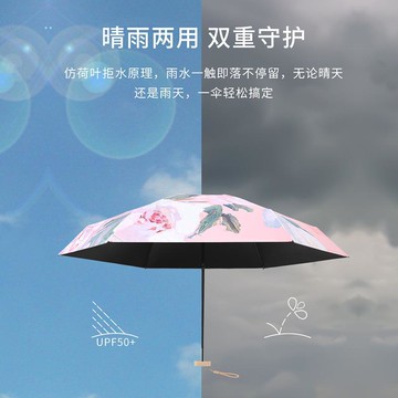 台灣出貨+免運 太陽傘 防曬防紫外線晴雨兩用遮陽傘 女款口袋摺疊小巧便攜迷你膠囊傘 便携帶晴雨傘 摺疊迷你遮陽雨傘 防曬