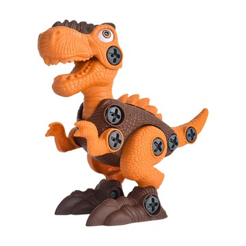Mesenfants 手動版 組裝恐龍玩具 兒童玩具恐龍蛋 兒童DIY霸王龍三角龍益智積木