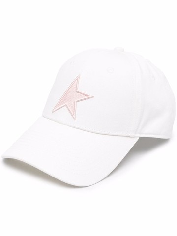 Golden Goose - logo-patch cap - unisex - Cotton - M/L - White
