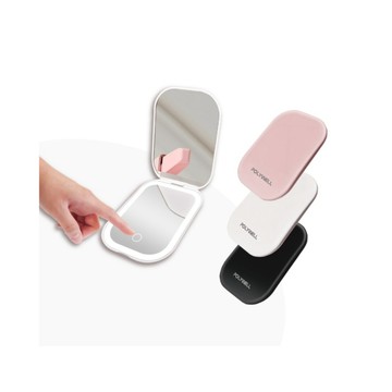 POLYWELL LED隨身化妝鏡 USB-C充電
