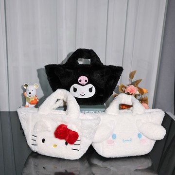 PG X SANRIO 軟萌甜星 小手提包-大耳狗/凱蒂貓/酷洛米