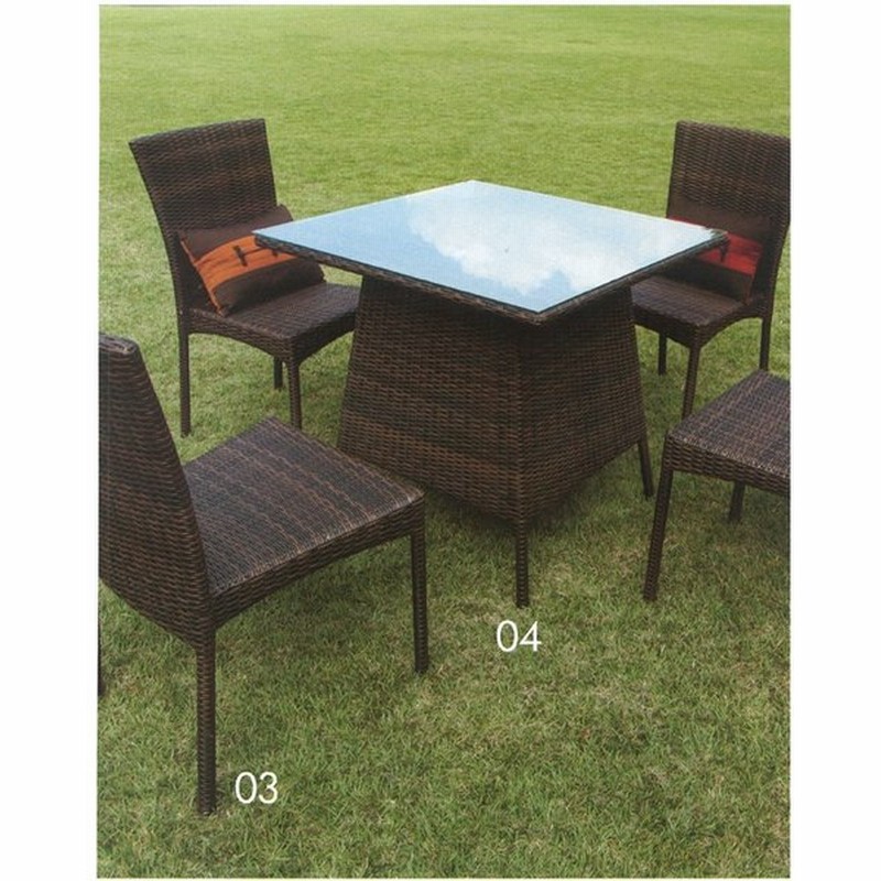 野外用家具 スクエアガラステーブルnh 2119z 通販 Lineポイント最大0 5 Get Lineショッピング