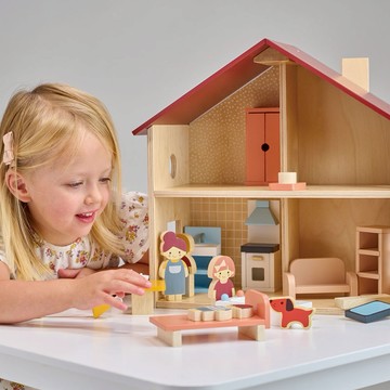 【美國 Mentari】陽光溫馨小築(木製玩具/角色扮演/扮家家酒)