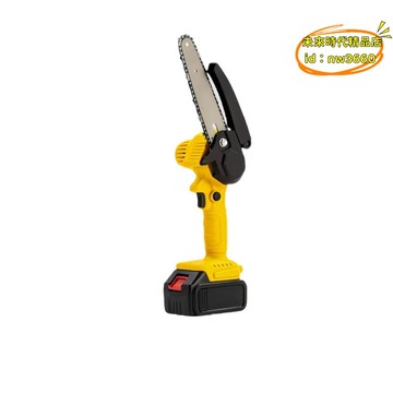 優選！！【台灣現貨】鋰電鋸 手持電鋸 單手鋸 4寸/6寸/8寸單手持電鏈鋸無刷高速8寸鋰電鋸充電式無線家用直