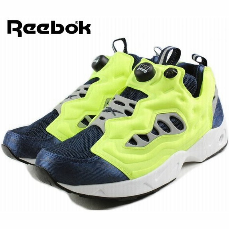 リーボック Reebok Insta Pump Fury Road インスタ ポンプフューリー ロード ネイビー イエロー フラットグレー V 通販 Lineポイント最大0 5 Get Lineショッピング